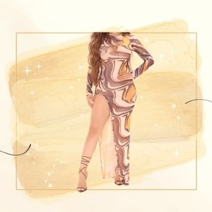 Extraordinary Mesh Maxi Dress (Size M)